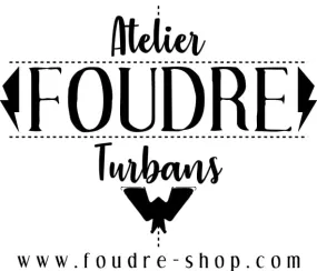 Bandeau à cheveux Paisley violet | Atelier Foudre Turbans