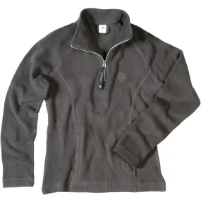 Pull zippé polaire en coton - LC
